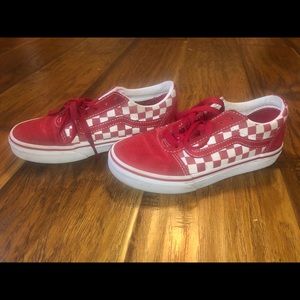Vans- girls gently used